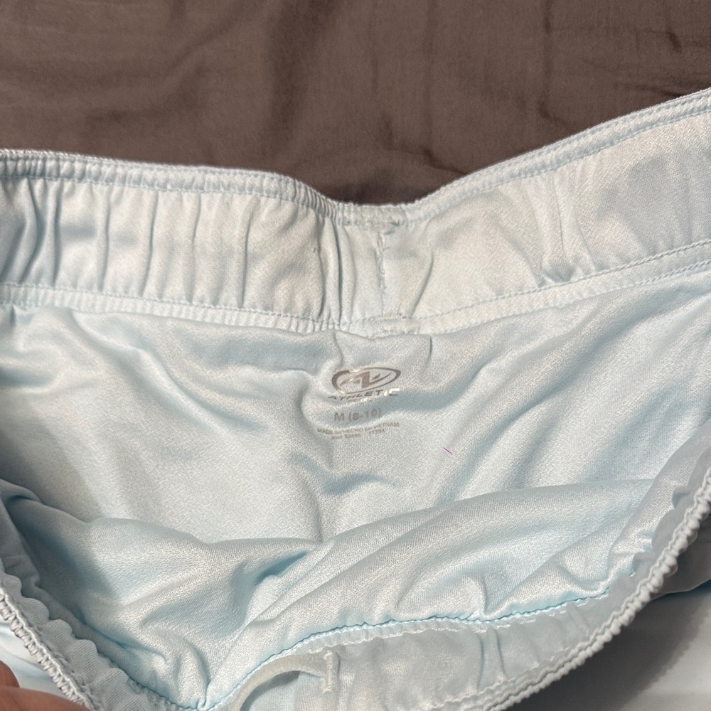 Athletic Works Women's Light Blue Shorts - Picture 2 of 4